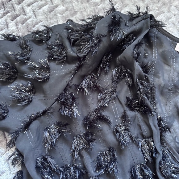 Willow and Root Sparkle Fringe Layered body suit size Large - Picture 4 of 9